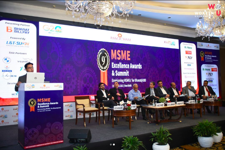Prof. Syed Hasan at MSME Excellence Awards & Summit