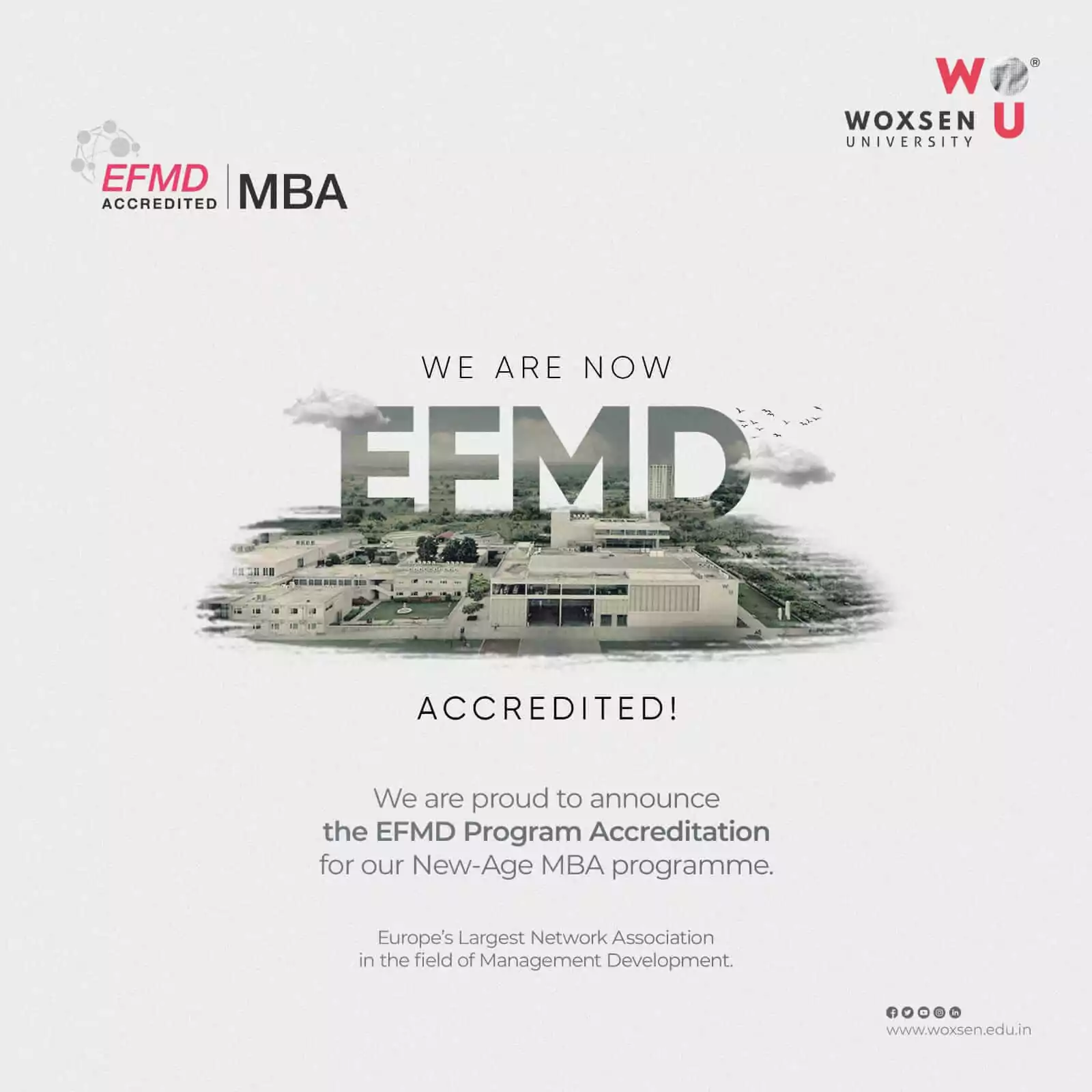 EFMD Accredited college in india