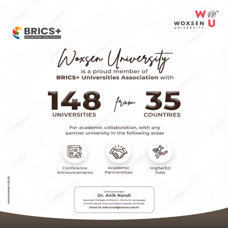 Woxsen University becomes a member of BRICS+ Universities Association