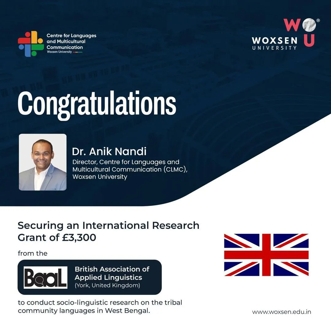 International Research Grant By Dr. Anik Nandi