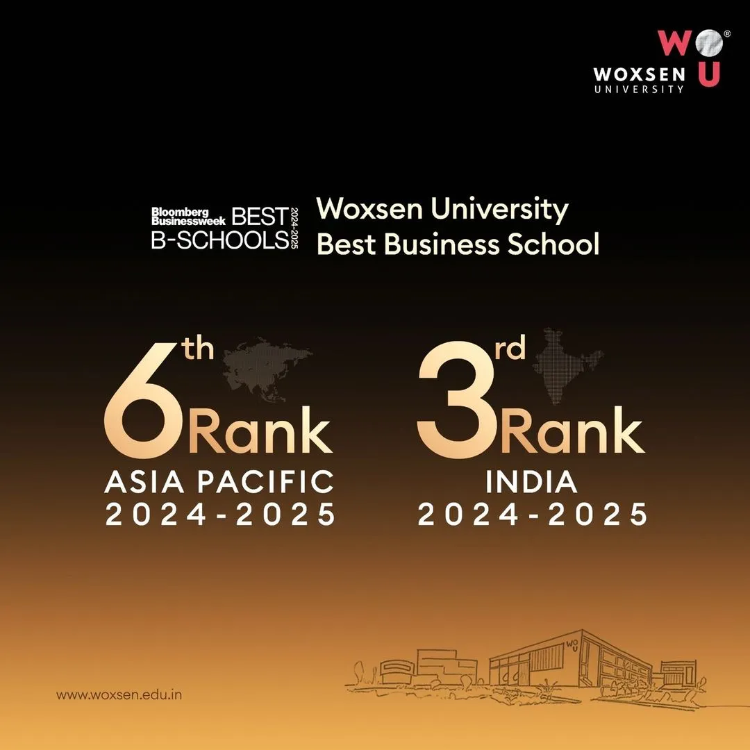 Woxsen University Secures 6th Rank in Asia-Pacific in the prestigious Bloomberg Best B-School 2024 Rankings 