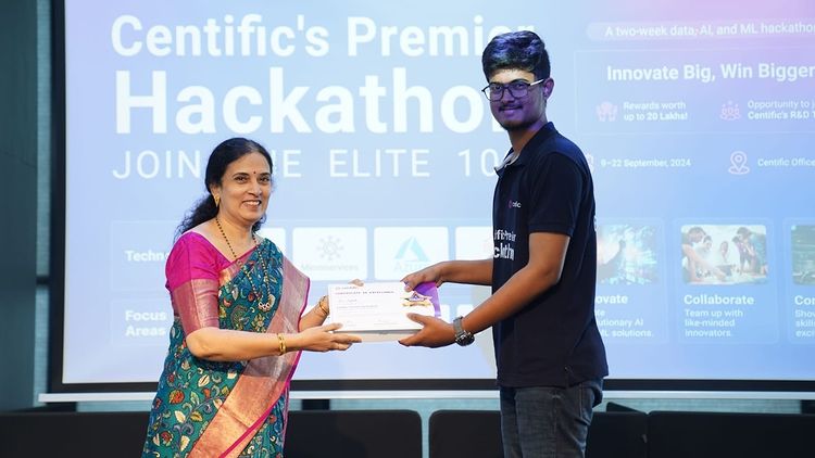 Woxsen's B.Tech Student Secures 3rd at Centific Hackathon; 8 Students Land ₹50k/month Internships