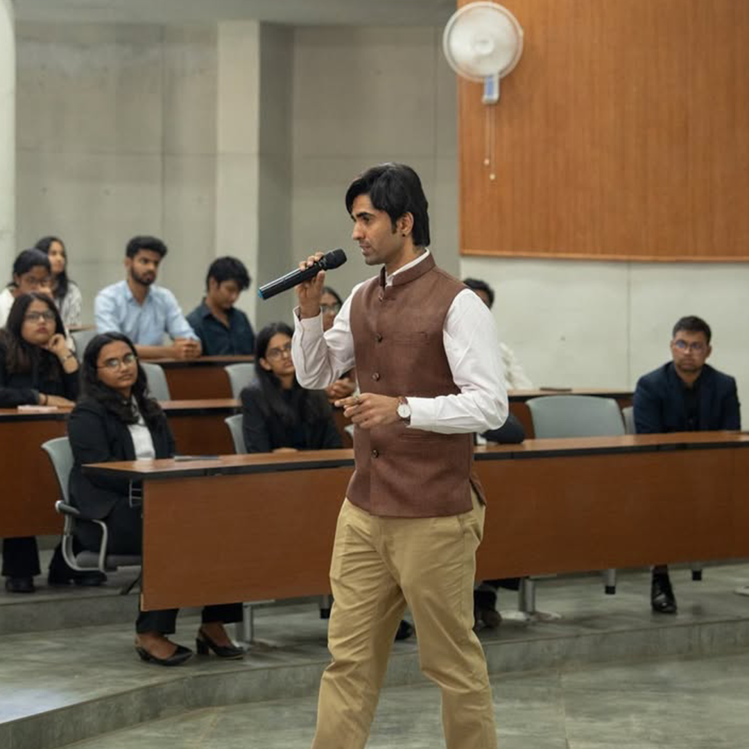 Mr. Rohan Batra Leads Business Talk on Sustainability at Woxsen University