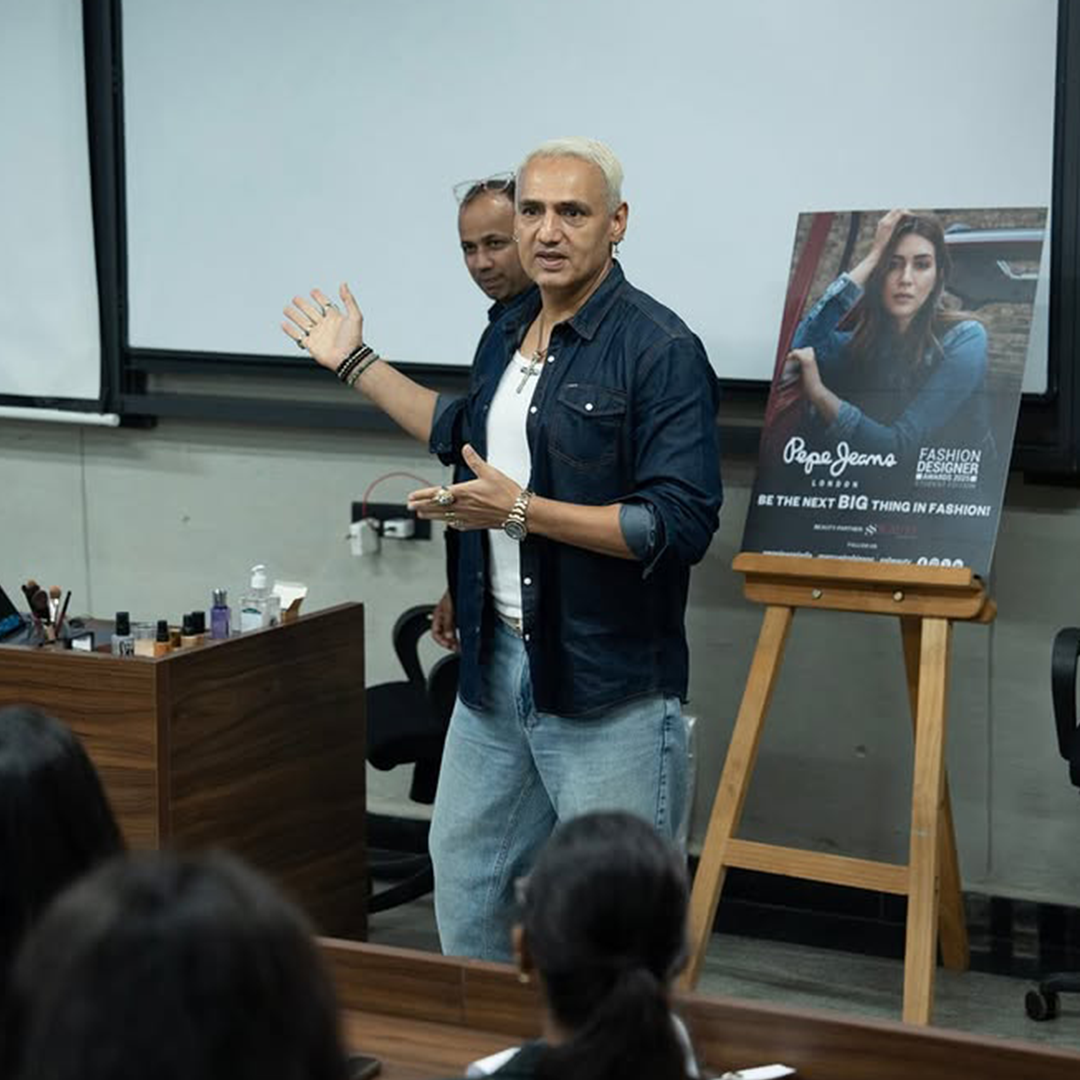 Marc Robinson Inspires Woxsen Students for Pepe Jeans Fashion Awards & SS Beauty Workshop