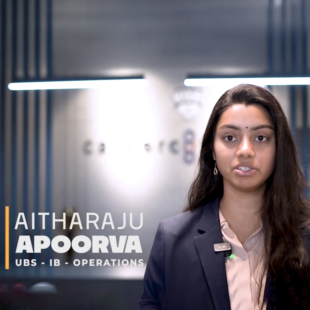 Aitharaju Apoorva (MBA 2023-2025) Secures IB Operations Role at UBS!
