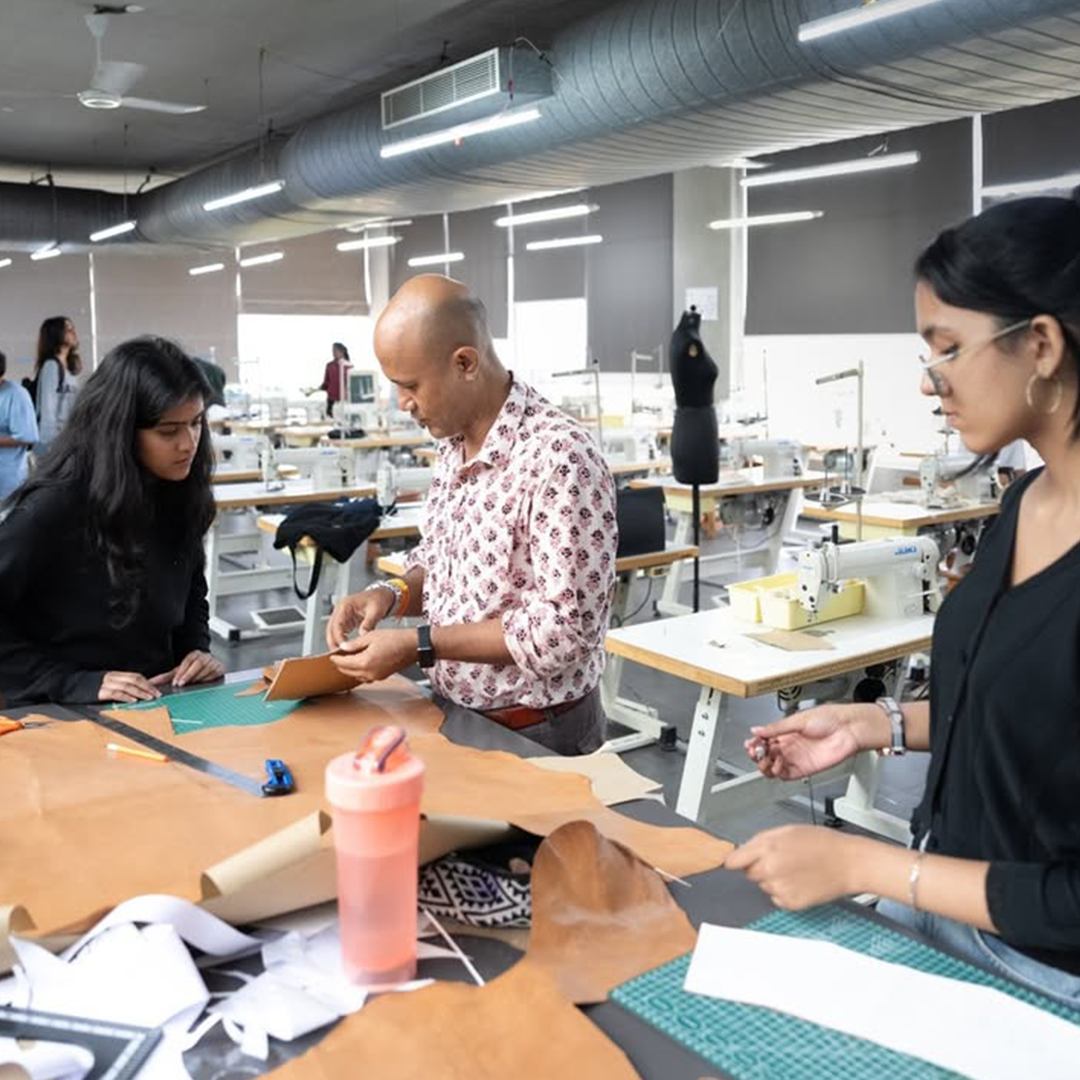 SOAD students showcase sustainable Bamboo & Leather installation blending craft and innovation