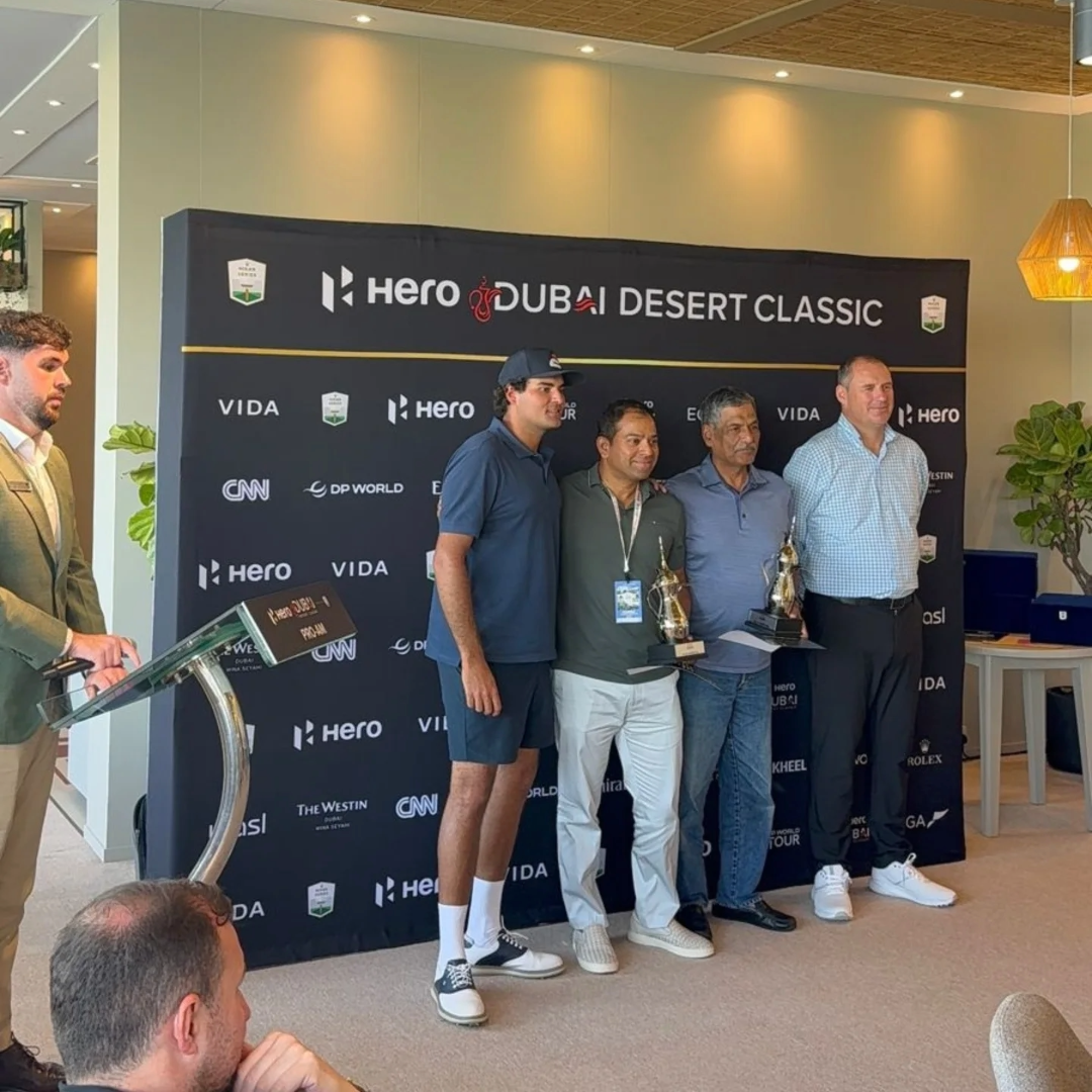 Praveen K. Pula, Founder & Chancellor of Woxsen University, Wins Dubai Desert Classic Pro-Am 2026
