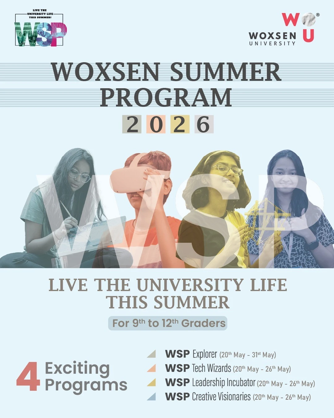 Summer just got a whole lot bigger. Live the university life before you even step into one.