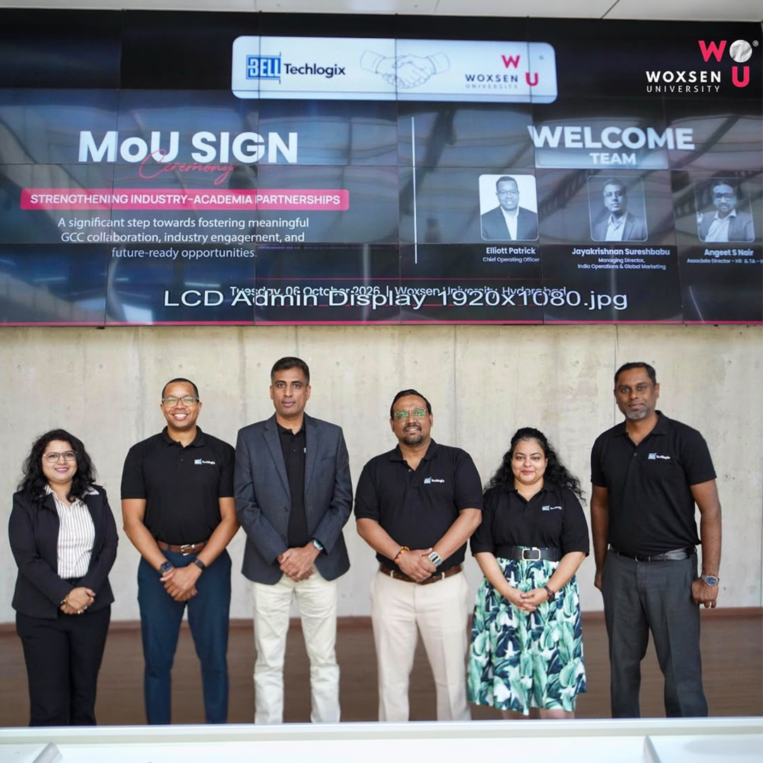 Woxsen University Signs MoU with Bell Techlogix to Advance AI, Industry Collaboration and Innovation