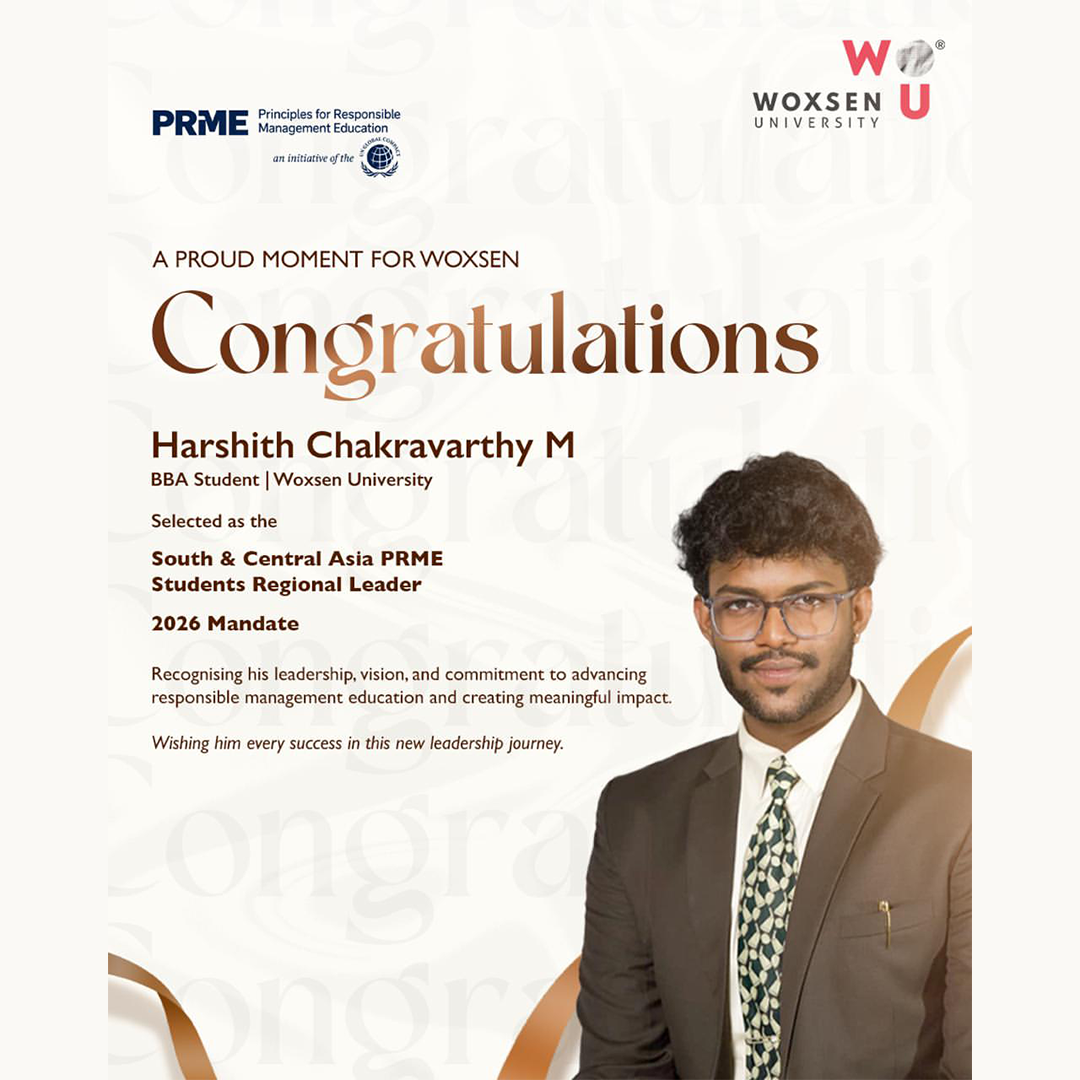Student Leadership Milestone: Harshith Chakravarthy Appointed PRME Regional Leader