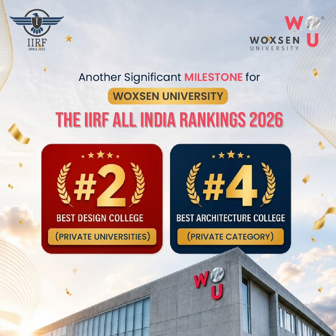 Woxsen Achieves Top National Rankings in Design and Architecture Education
