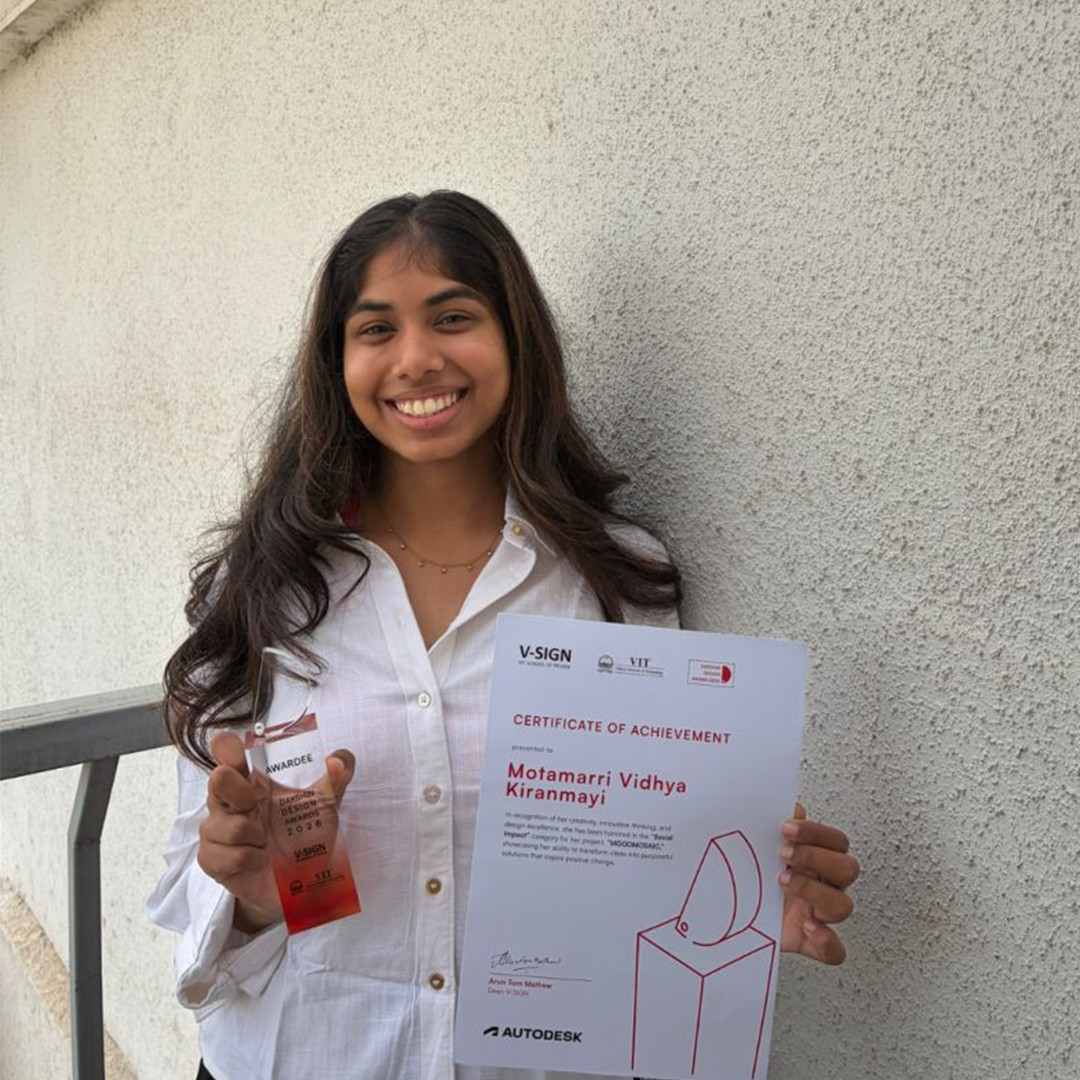 Woxsen Industrial Design Student Wins Dakshin Design Award 2026 for Social Impact