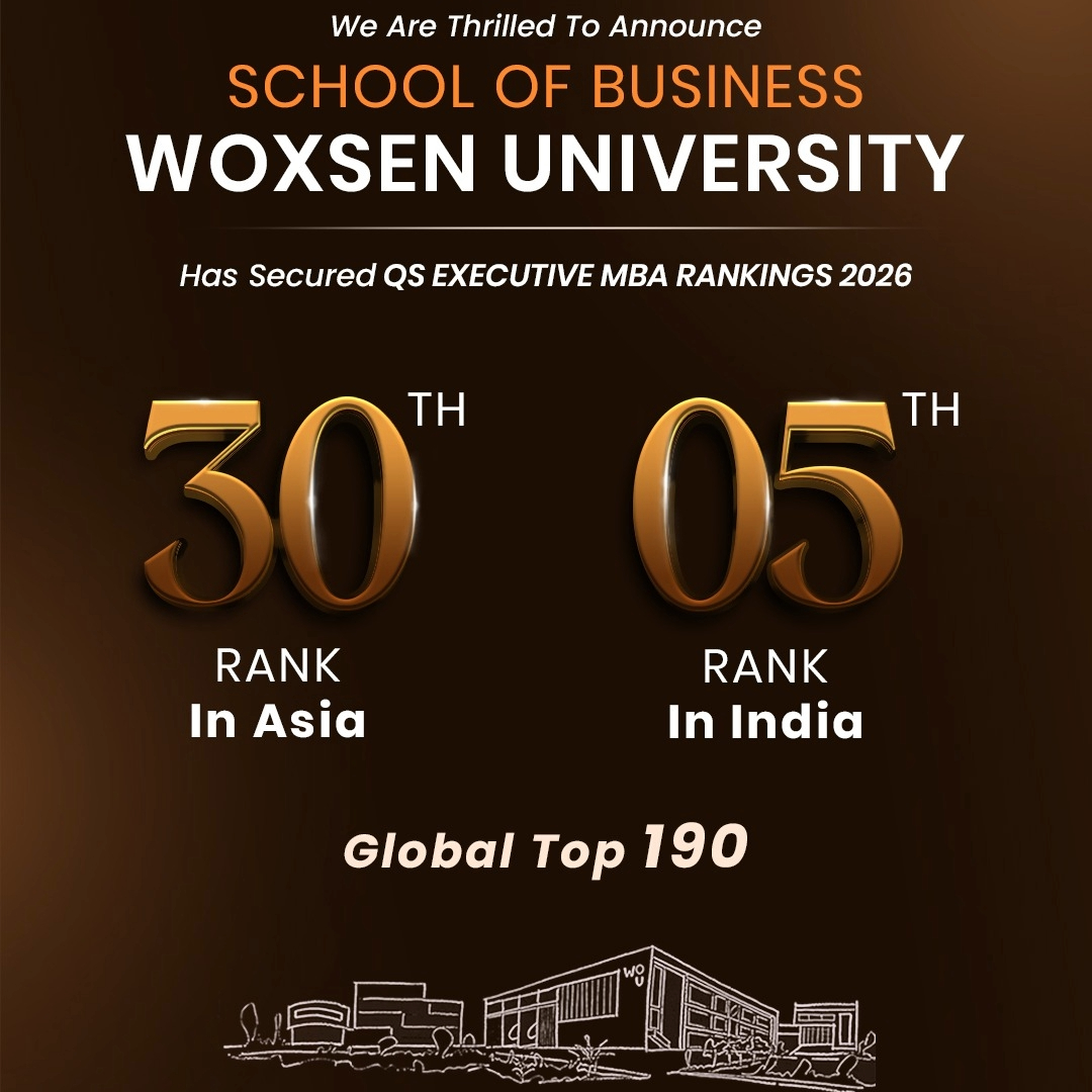 Woxsen Executive MBA Ranked Top 30 in Asia in QS Rankings 2026