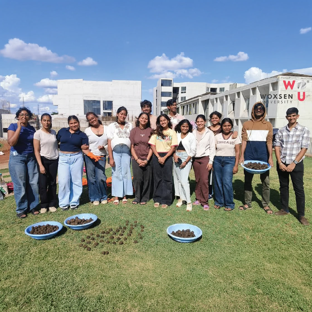Planting the Future: Woxsen Students Create 500+ Seed Balls for Ecological Restoration
