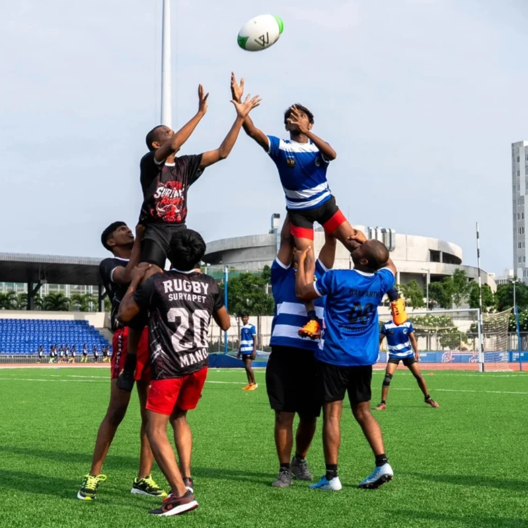 Woxsen Sports Academy Hosts the 7th Telangana Rugby 7’s Junior Championship
