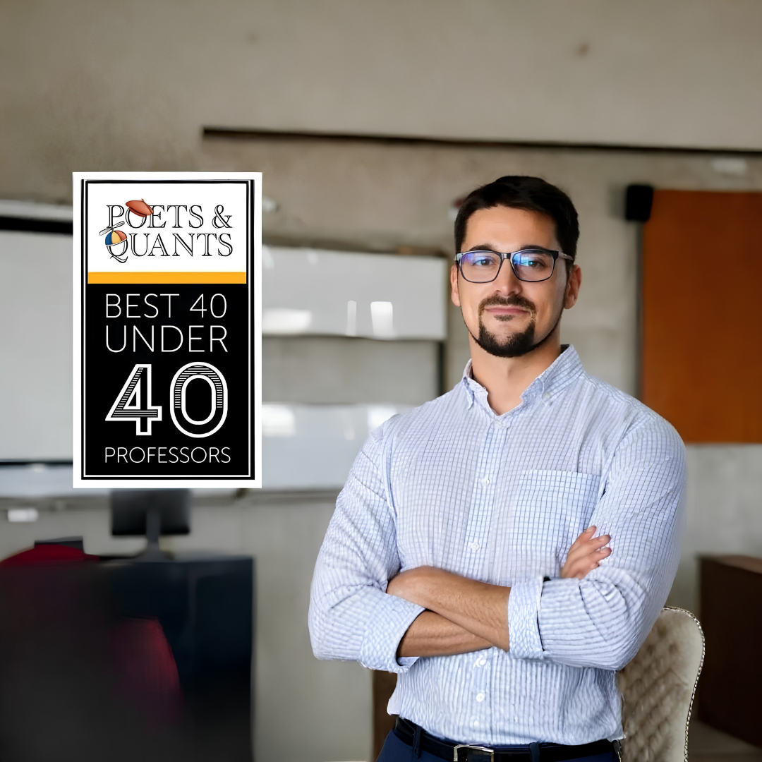 Dr. Raul Villamarin Rodriguez Named Among Poets&Quants Best 40 Under 40 Professors